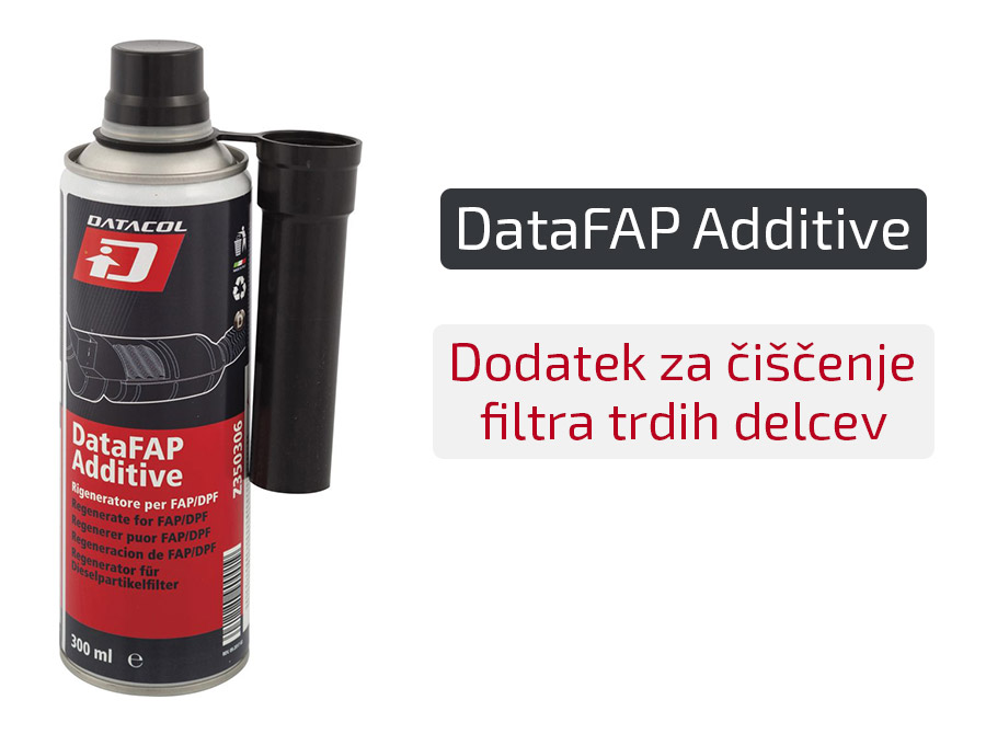 DataFAP Additive - dodatek za čiščenje filtra trdih delcev DataFAP Additive - dodatek za čiščenje filtra trdih delcev