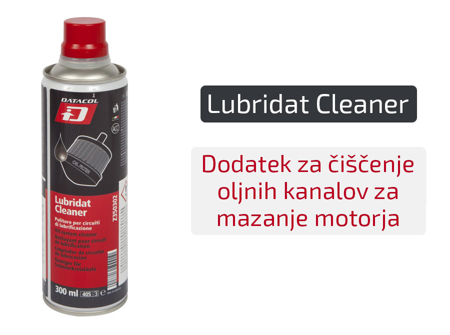 Lubridat Cleaner - dodatek za čiščenje oljnih kanalov za mazanje motorja Lubridat Cleaner - dodatek za čiščenje oljnih kanalov za mazanje motorja