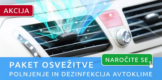 Paket osvežitve avtoklime Paket osvežitve avtoklime