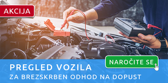 Pregled vozila za brezskrben odhod na dopust Pregled vozila za brezskrben odhod na dopust