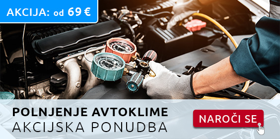 Polnjenje avtoklime - akcijska ponudba